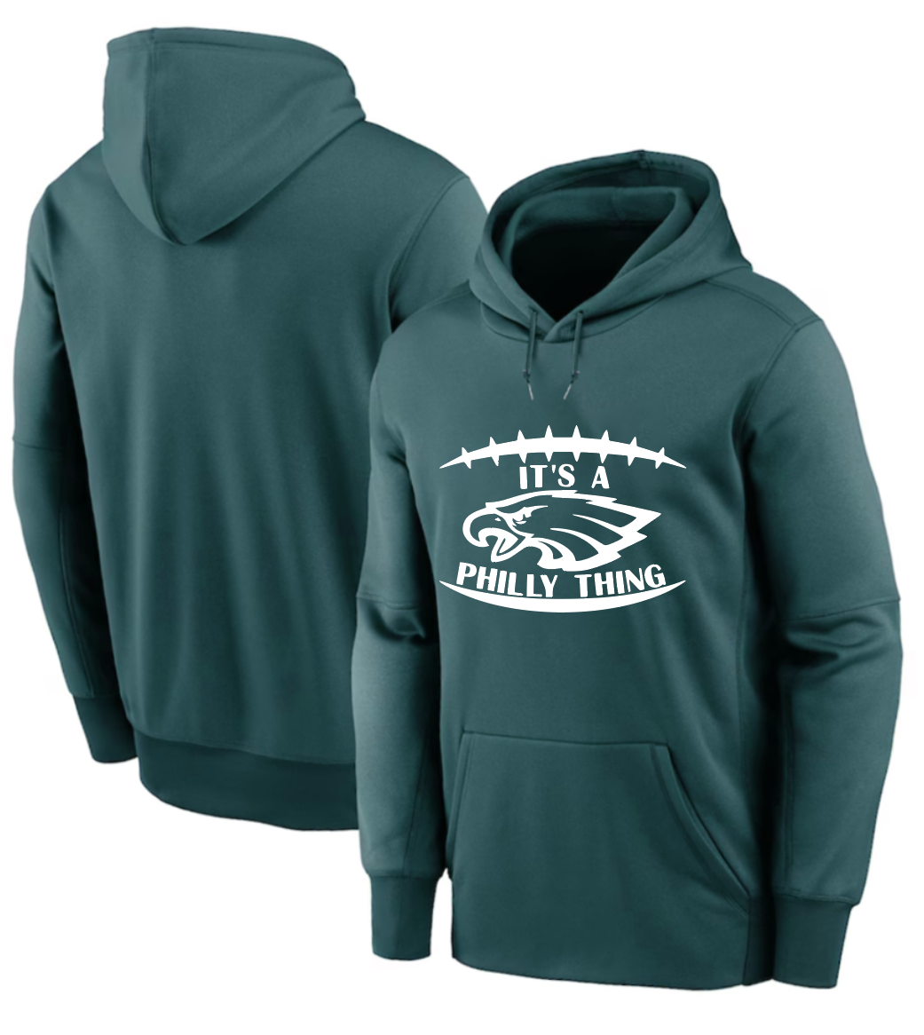 Men 2025 Philadelphia Eagles green hoodie style 15